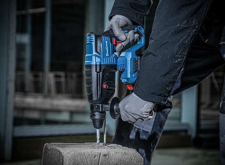 DongCheng 充電三用無碳刷電錘(鋰20V)DCZC04-24